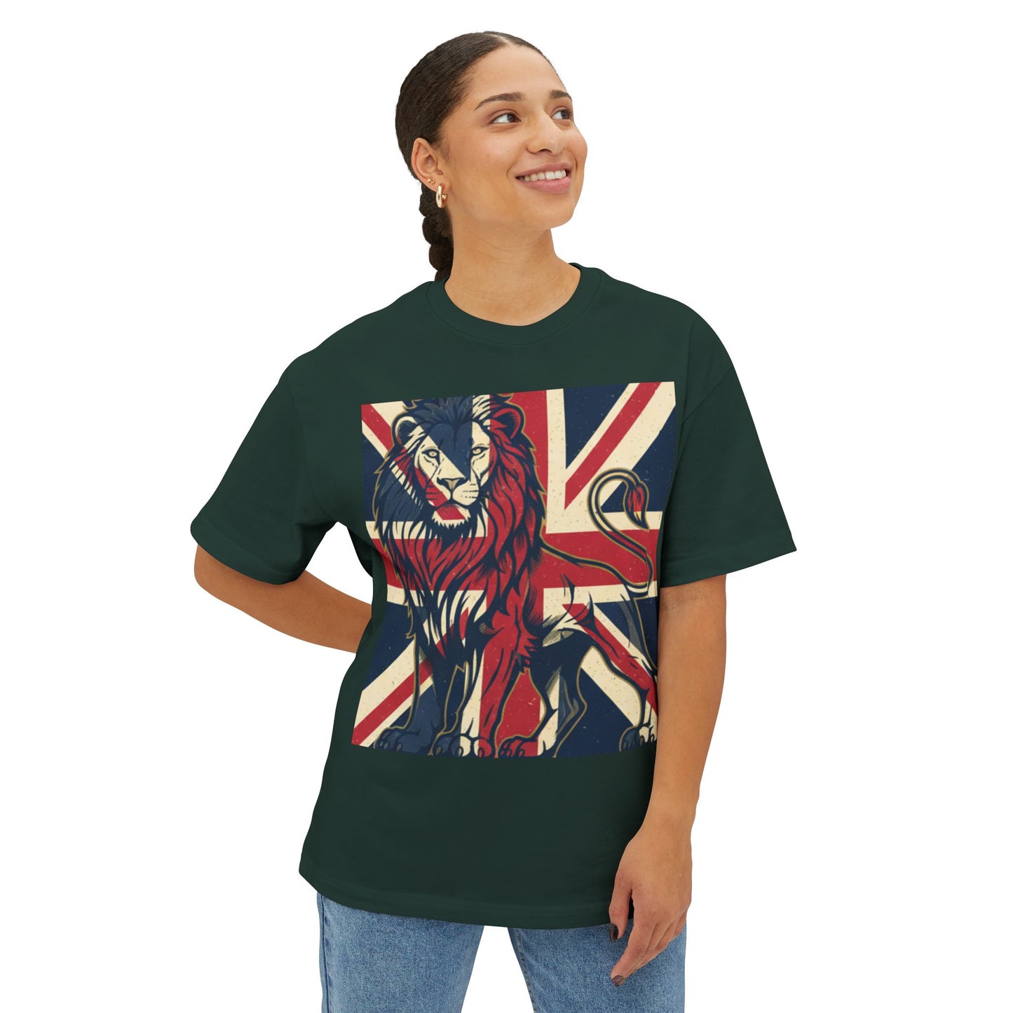 Brittish Unisex Oversized Boxy Tee