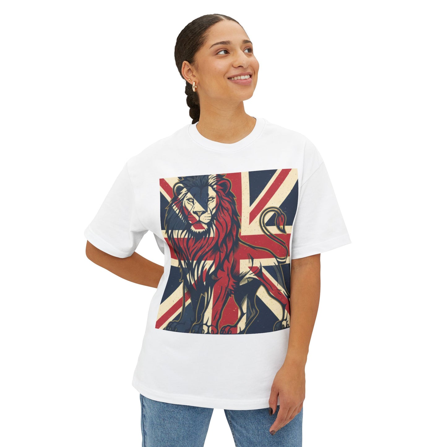 Brittish Unisex Oversized Boxy Tee